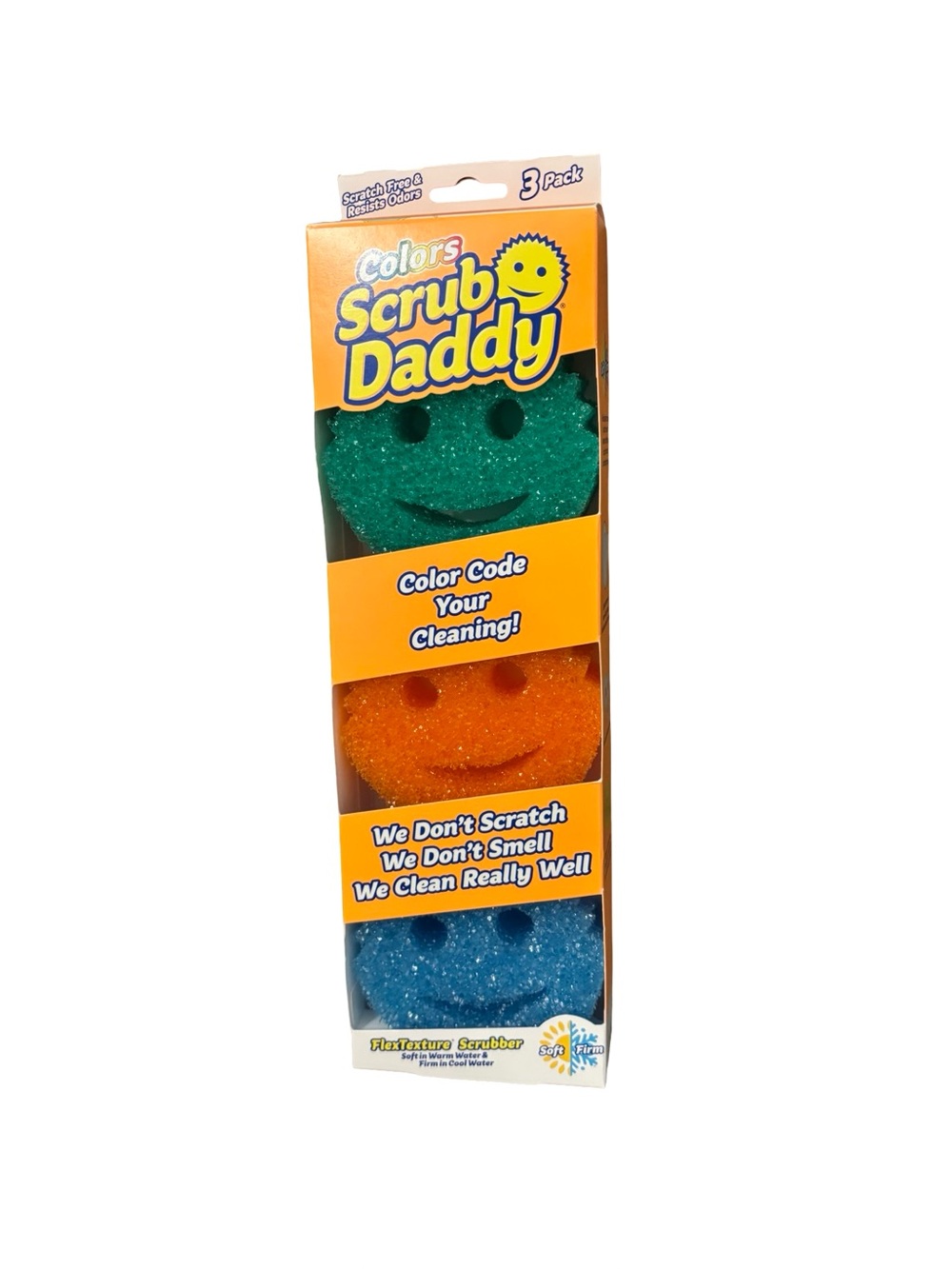 Scub Daddy 3 Pack Cleaning Sponge Pack